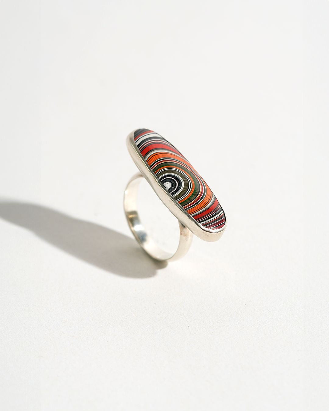 Fordite ring - Pulsar