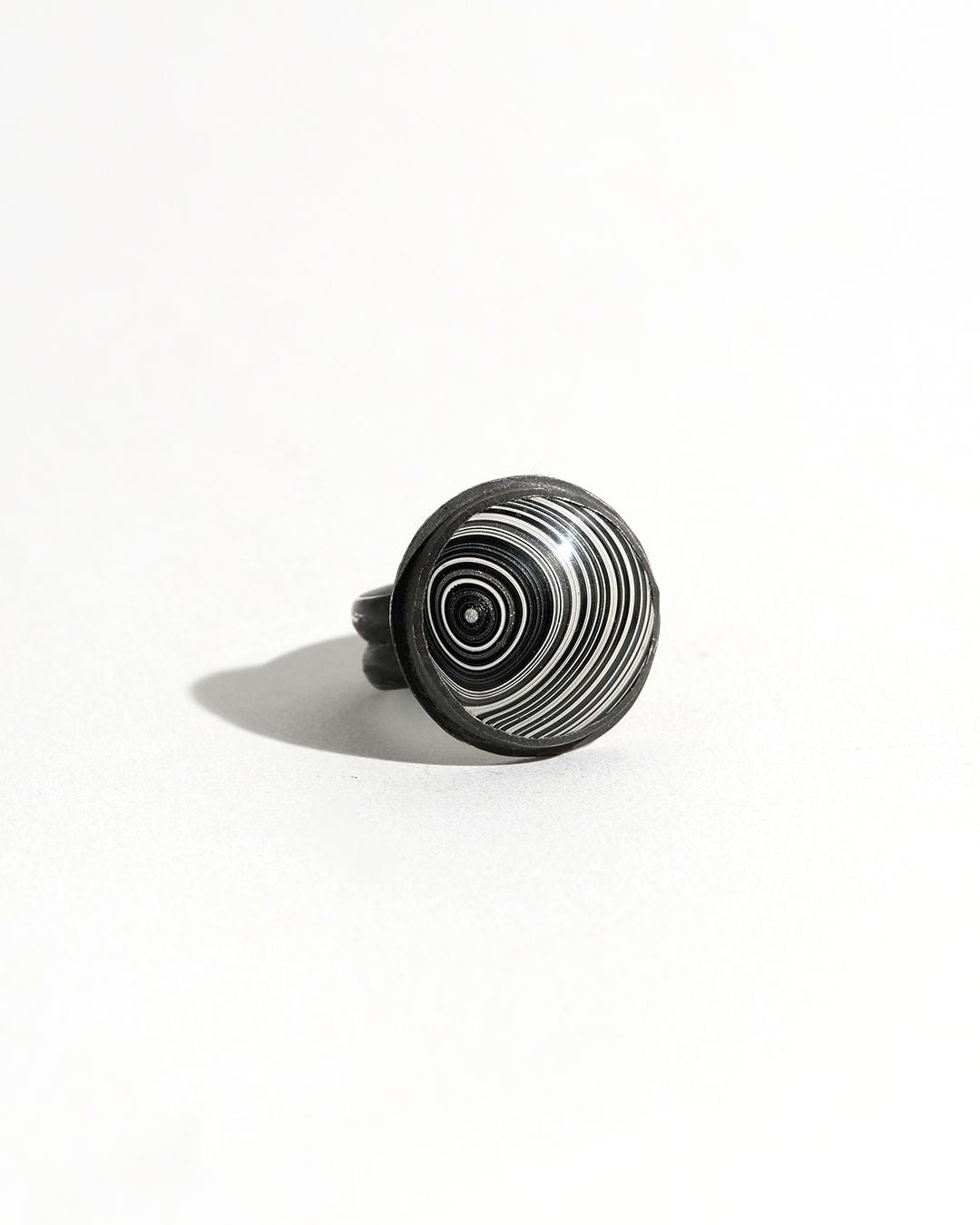 Fordite ring - Cosmic Iris