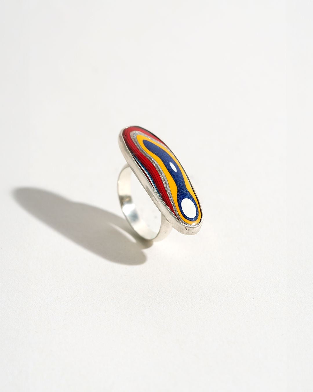 Fordite ring - Topography